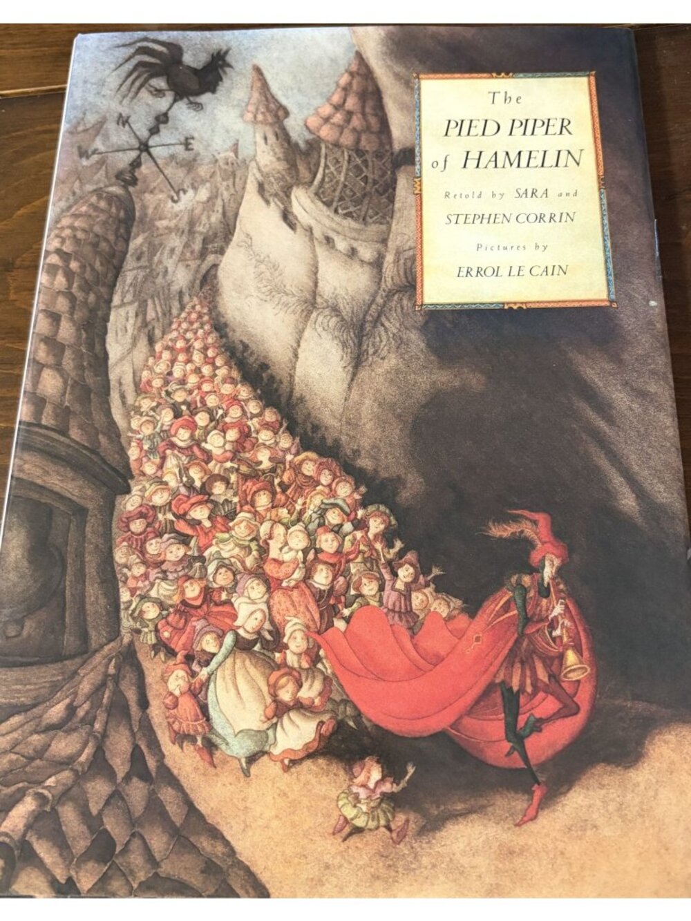The Pied Piper Of Hamelin Hardcover Book Retold By Sara & Stephen Corrin Picture